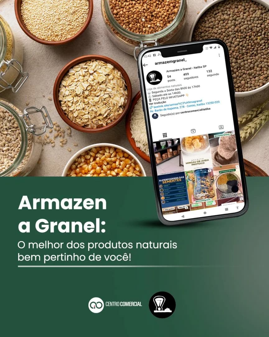 Armazém a Granel - Produtos Naturais em Itatiba em Itatiba, SP